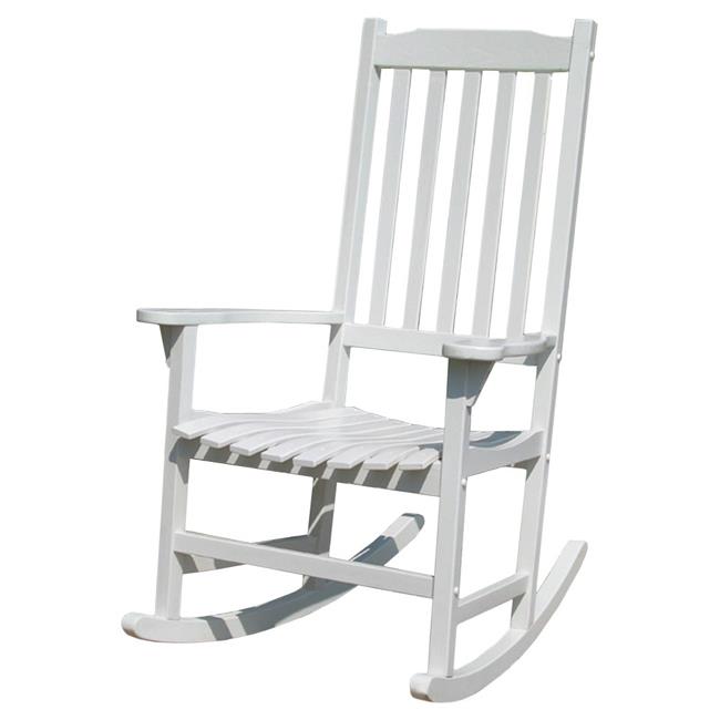 Traditional Rocking Chair, White Painted - Walmart.com - Walmart.c