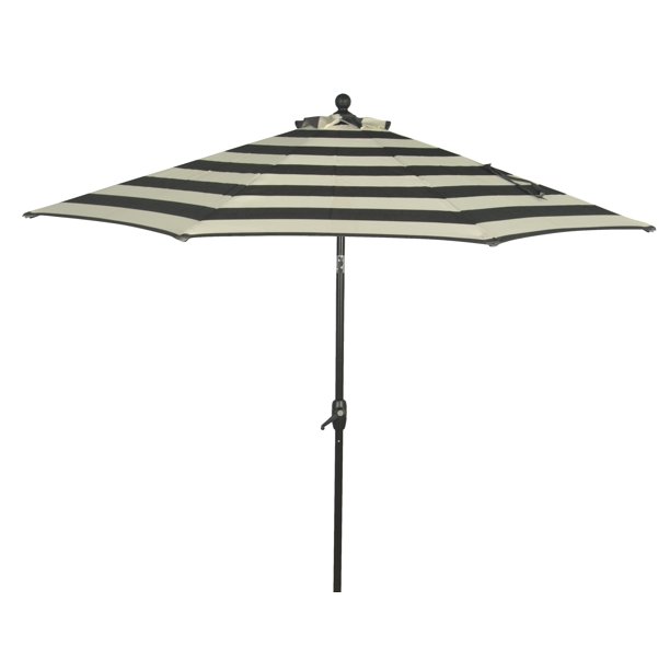 Better Homes & Gardens 9' Outdoor Patio Umbrella, Ibiza Stripe .