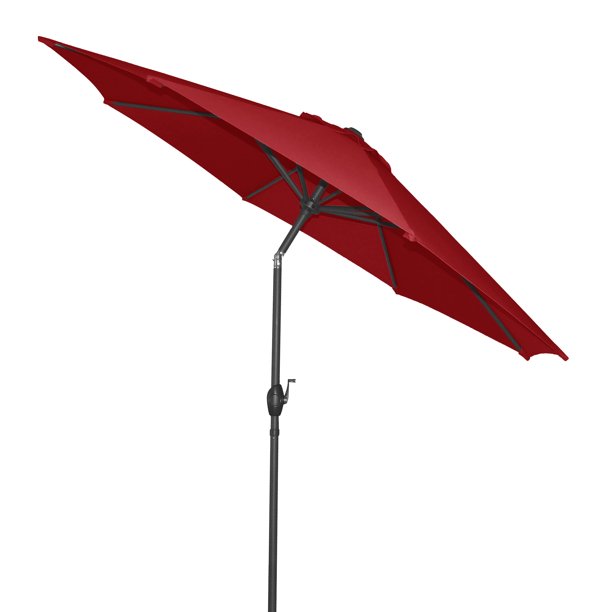 Mainstays 9' Outdoor Tilt Market Umbrella - Really Red - Walmart .