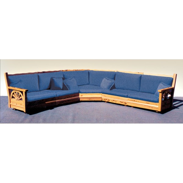 Arts & Craftsman Sectional Sofa | Western Mission Sofa | Sectional .