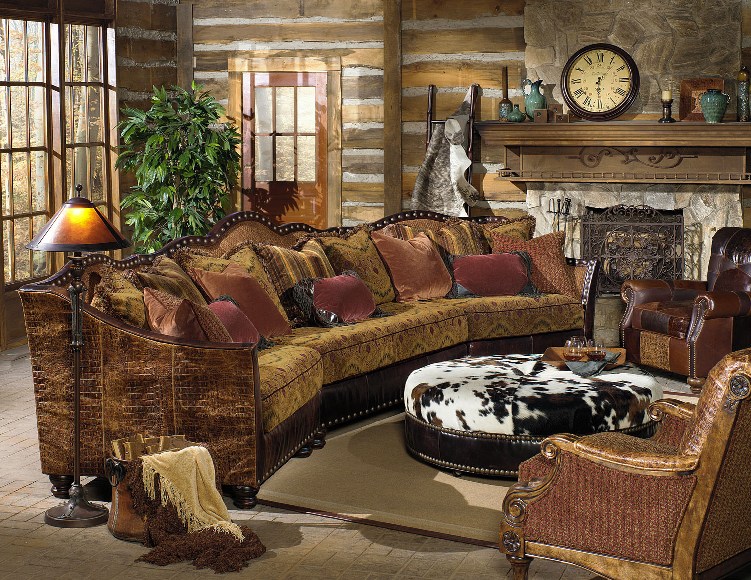 Western Sectional|Rustic Sectional|Western Family Room|Anteks Home .
