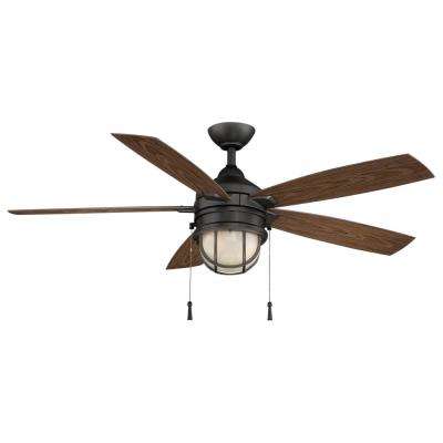 Large Room - Wet Rated - 4 - Industrial - Ceiling Fans - Lighting .