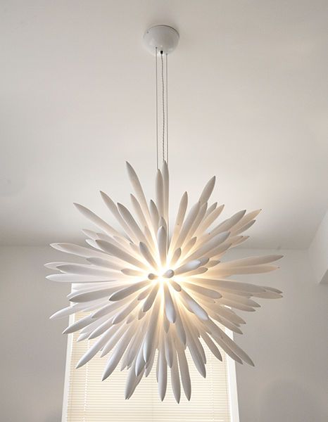 Kou for Item | Modern chandelier, Contemporary chandelier, White .