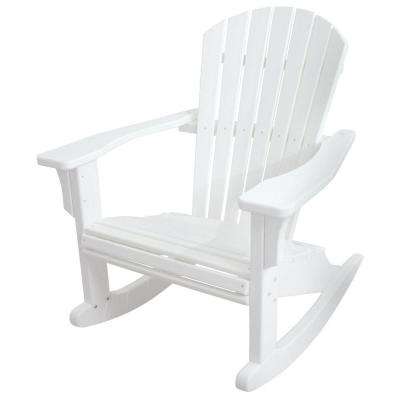 Plastic - White - Rocking Chairs - Patio Chairs - The Home Dep