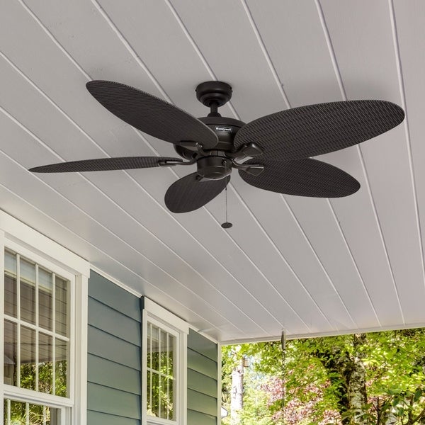 Shop Honeywell Duval Bronze Indoor/ Outdoor Ceiling Fan with .