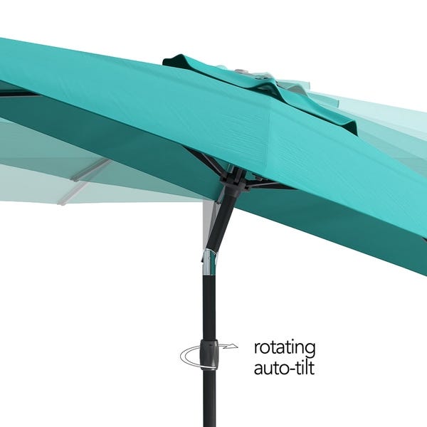 Shop North Bend UV and Wind Resistant Tilting Patio Umbrella by .