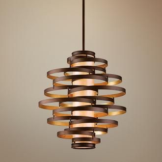 gold metal drum chandelier | Tropical Wooden Chandeliers, Lighting .