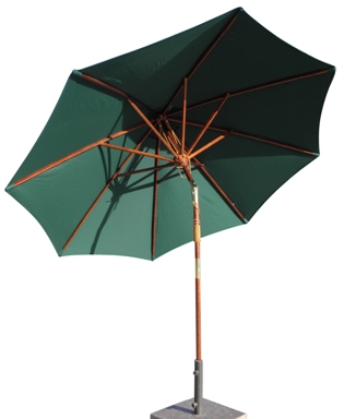 9' foot wood patio market umbrellas commercial grade with tilt $89.