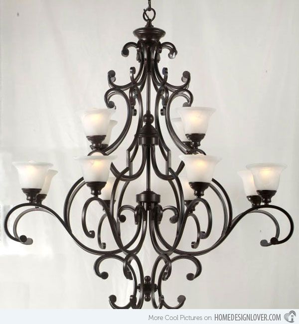 20 Wrought Iron Chandeliers | Iron chandeliers, Wrought iron .