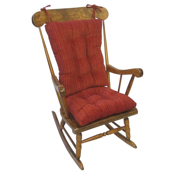 Shop Polar Garnet Red XL Universal Rocking Chair Set - Overstock .