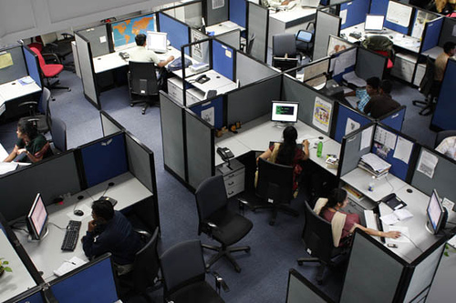 ... office cubicles - raheja tower |  by stuart-forster RTEWUNU