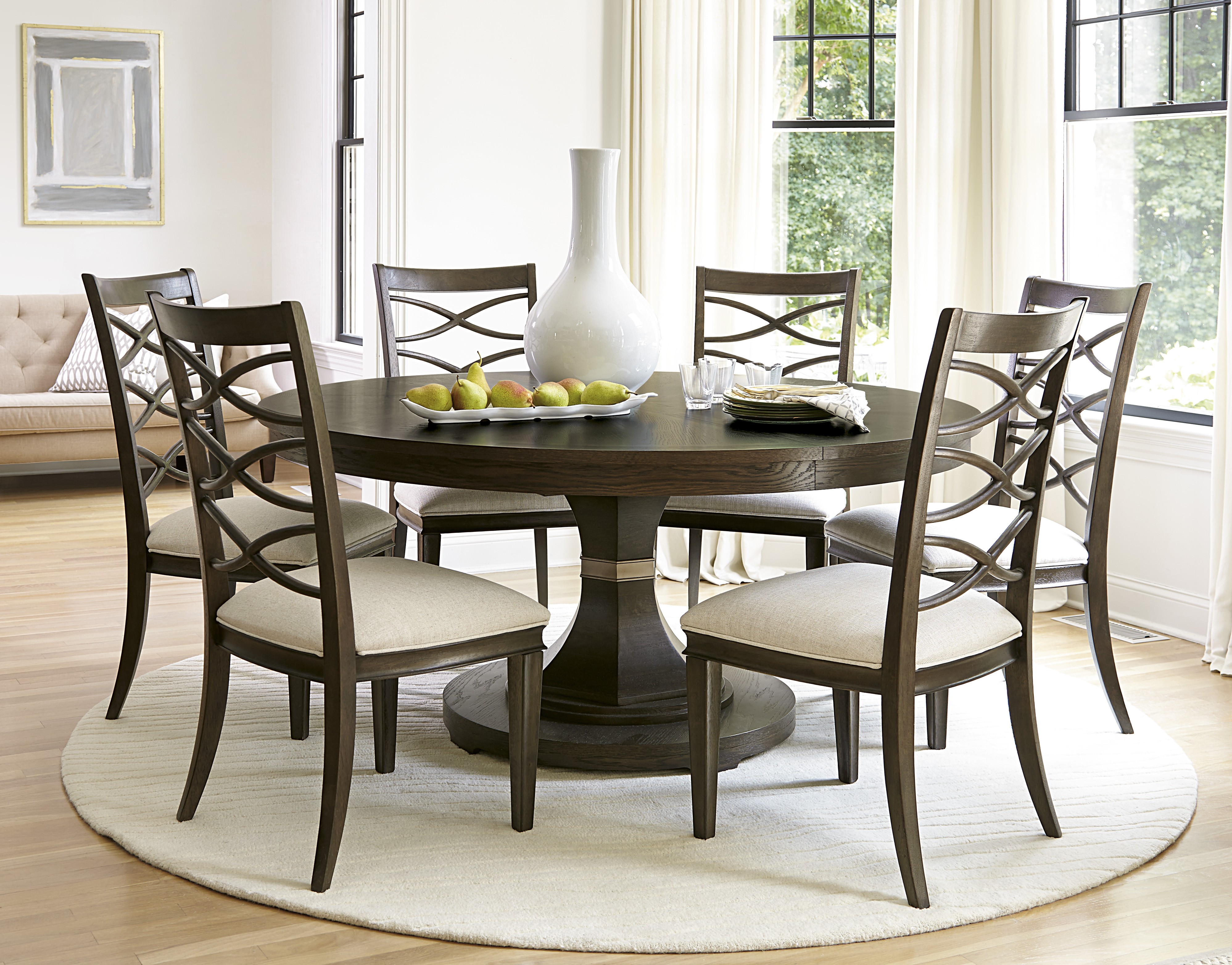 ... round dining tables with dining table with leaf with 6 EPSUGLE