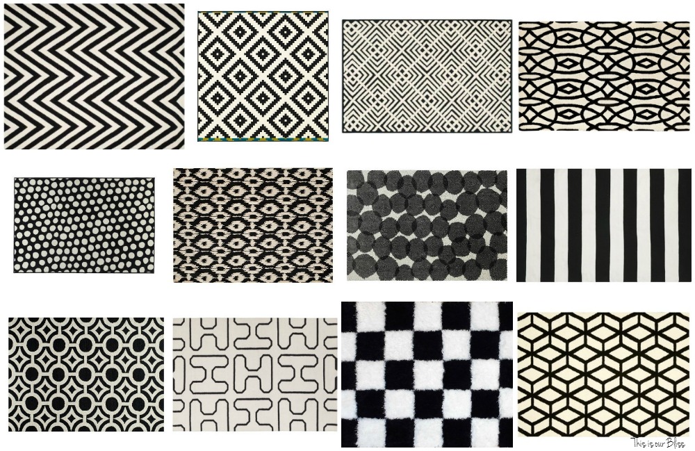 12+ eye-catching black and white rugs black and white geometric rugs of this WOGXSZP