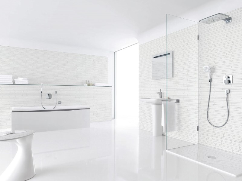 15 ideas for a white bathroom 2020 (simple yet elegant) 1