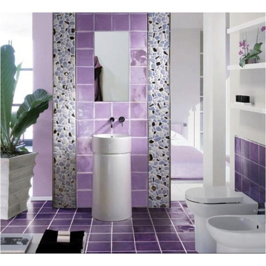 Trendy lavender bath