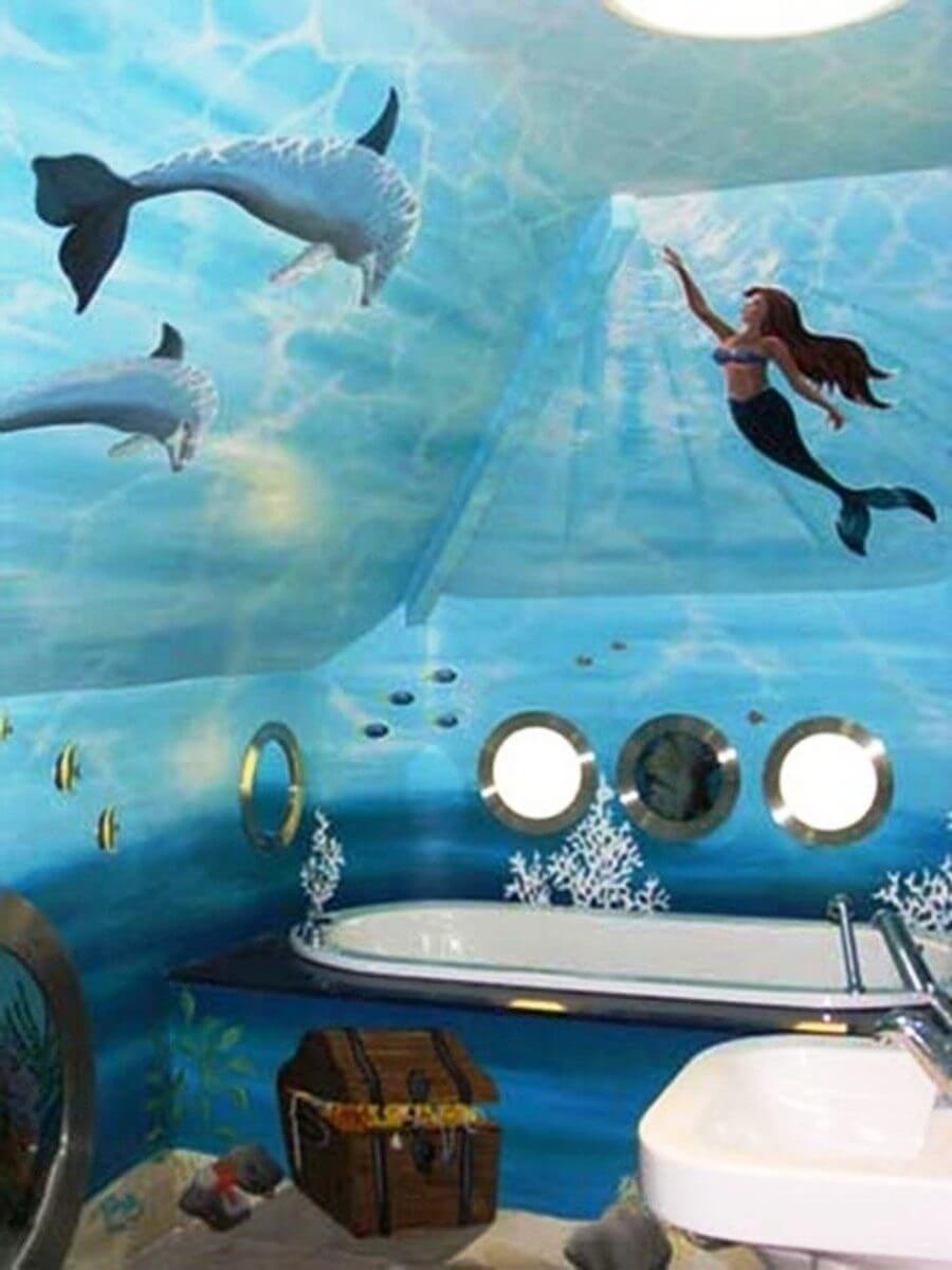 Notable mermaid bath