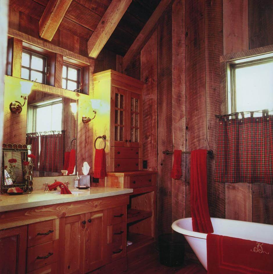Remarkable cabin bathroom
