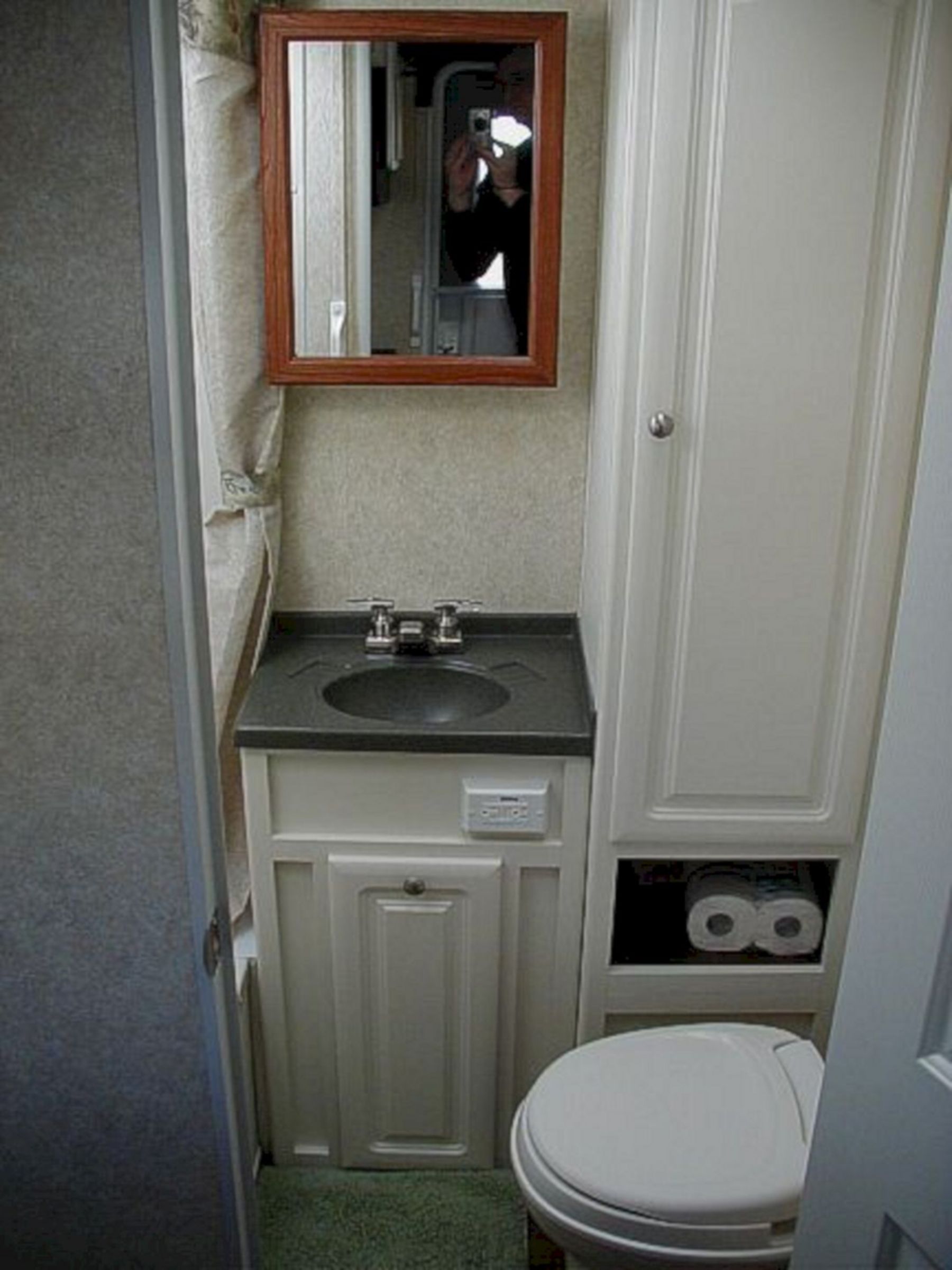 Seductive RV bathroom