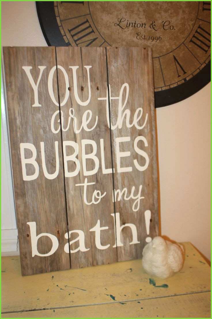 Sweet bathroom sign