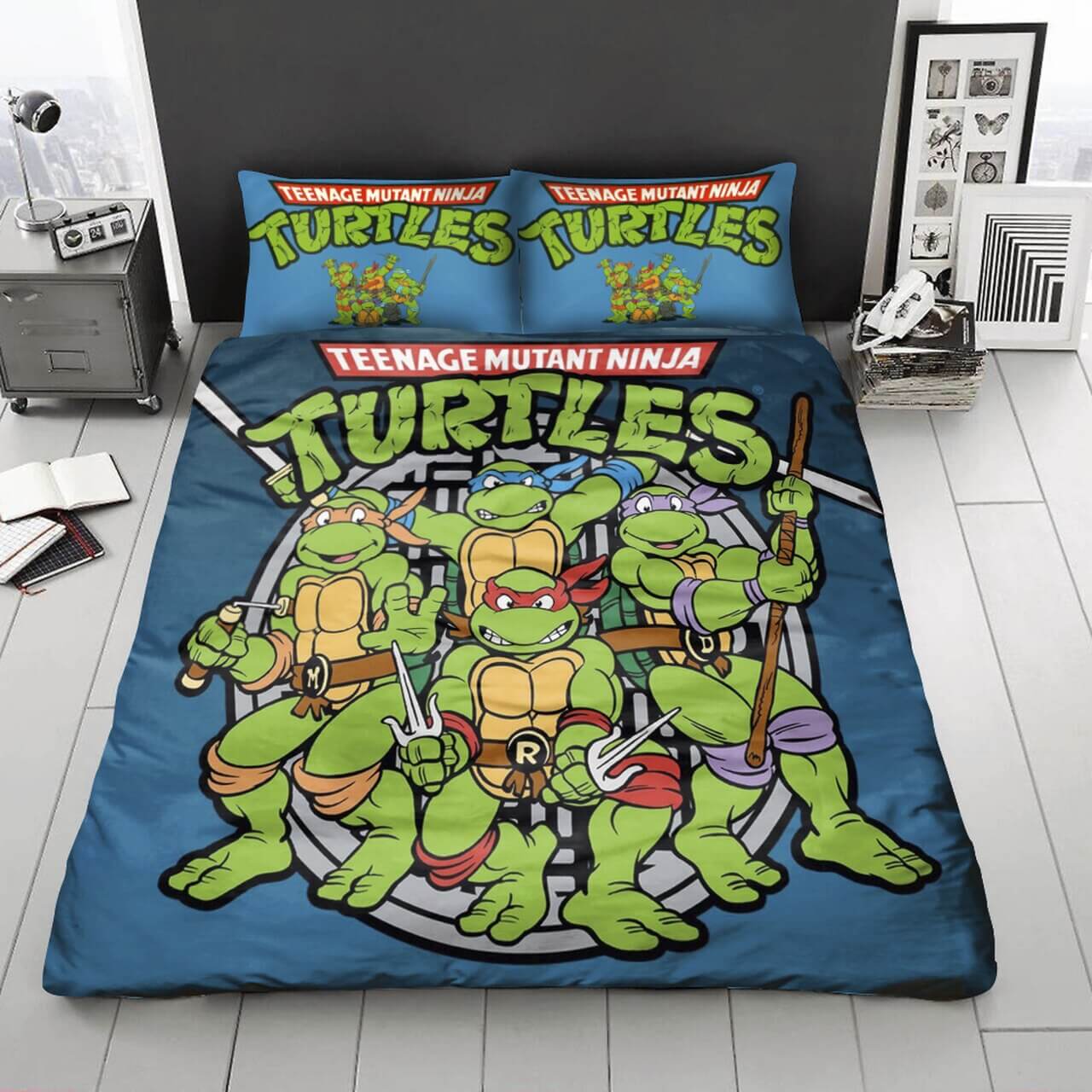 Cozy Ninja Turtles bedroom