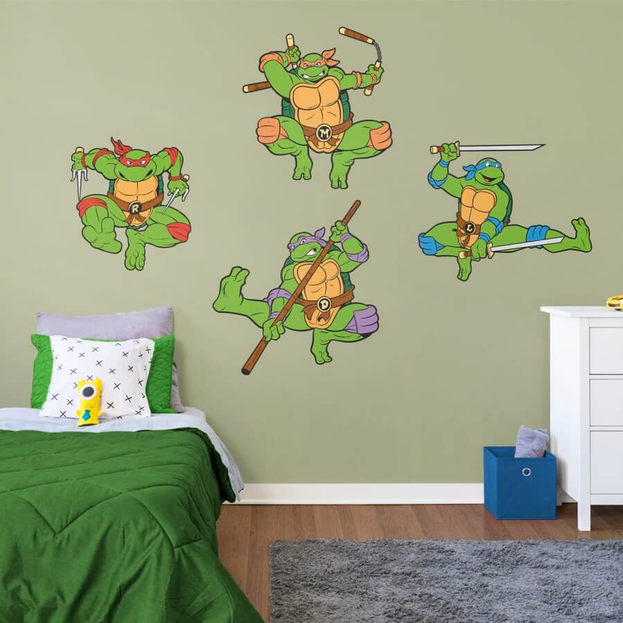 Comfortable Ninja Turtles bedroom