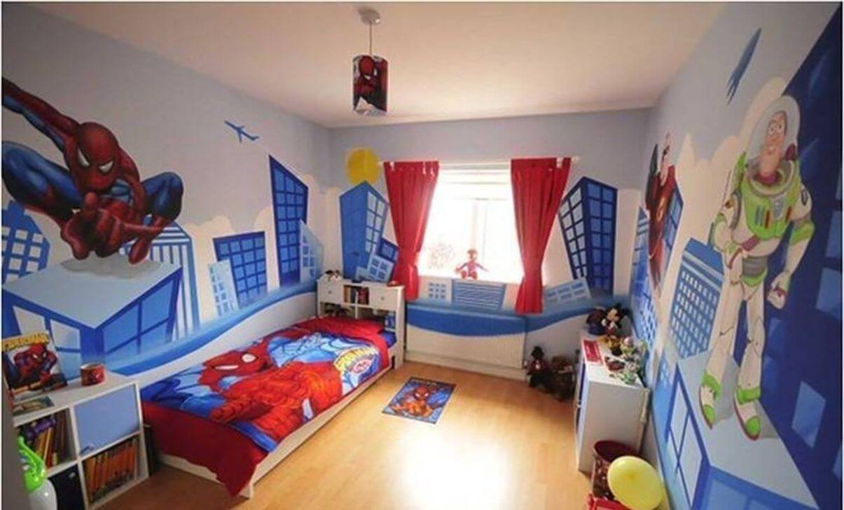 Incredible superhero bedroom