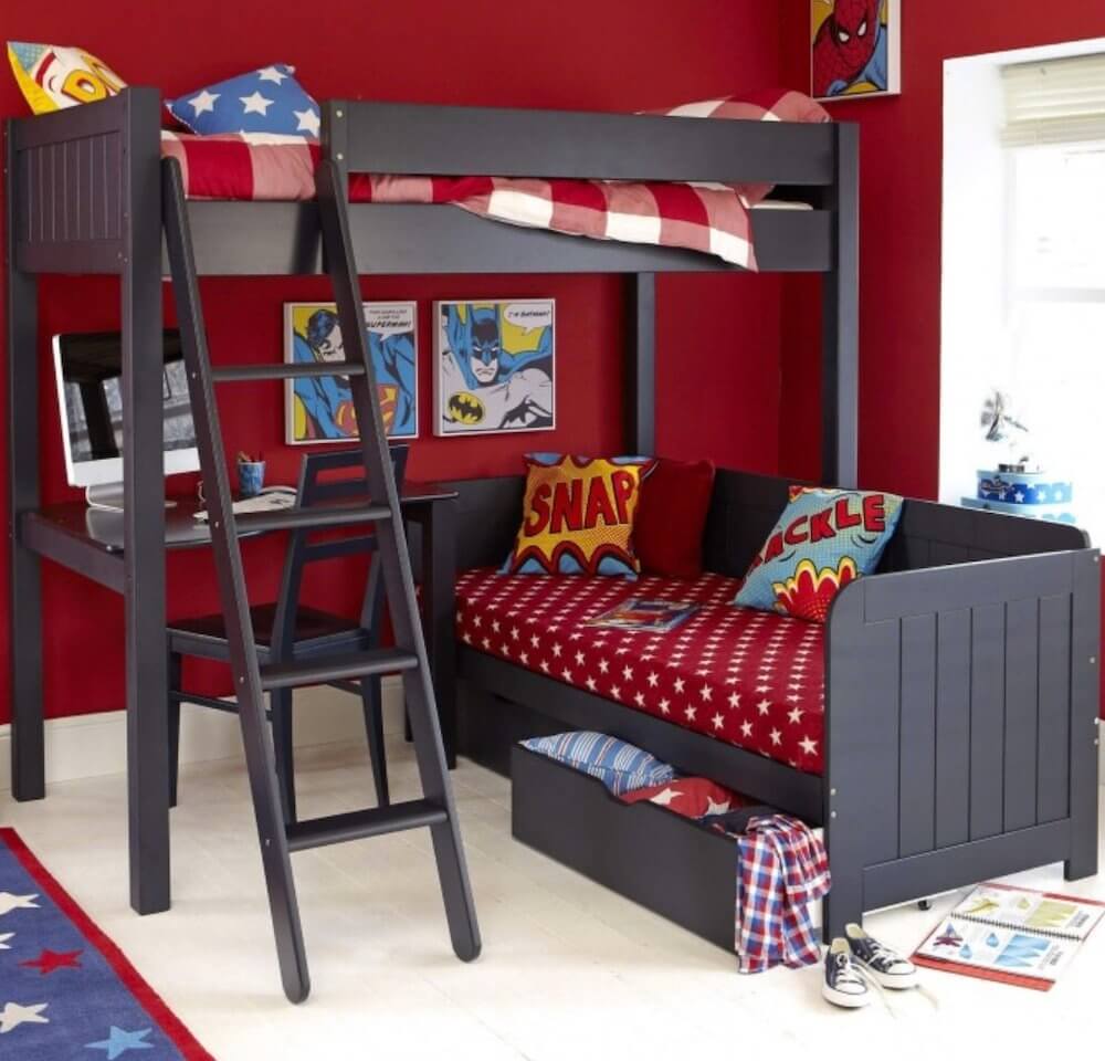 Cool superhero bedroom