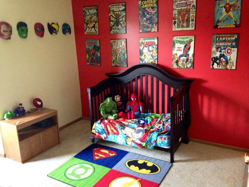 Interesting superhero bedroom