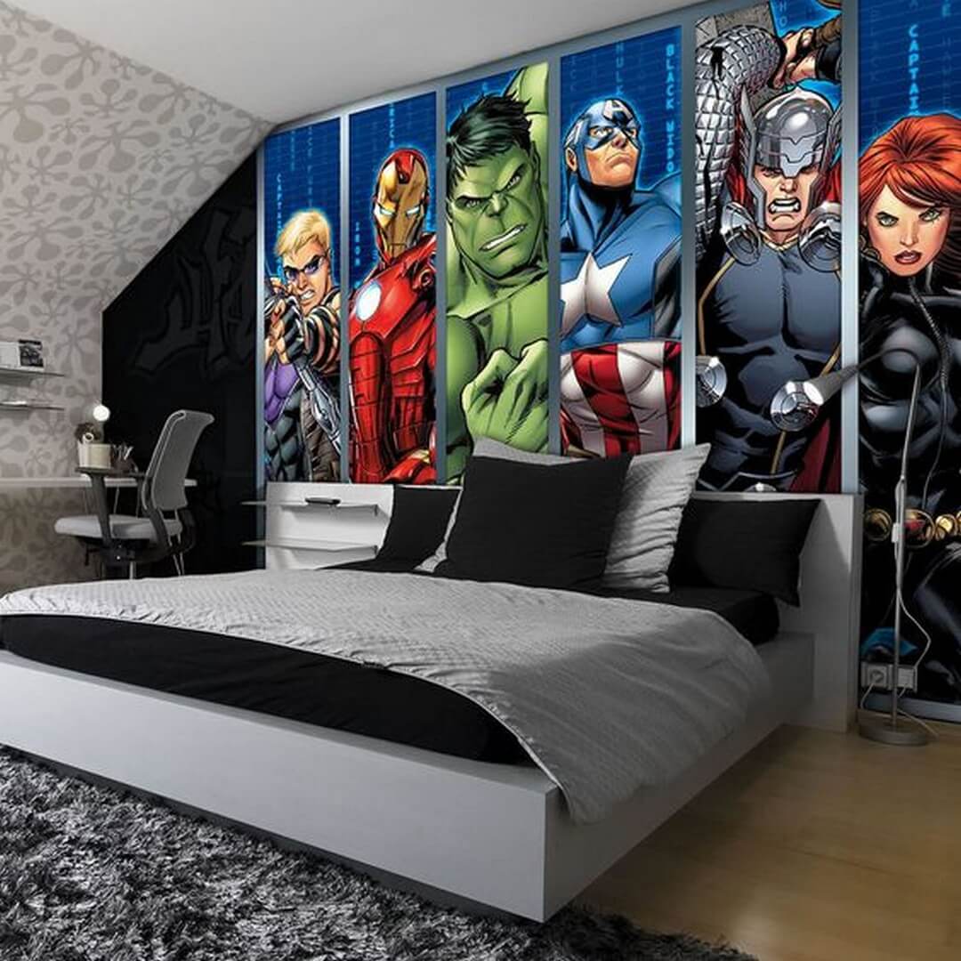 Gorgeous superhero bedroom