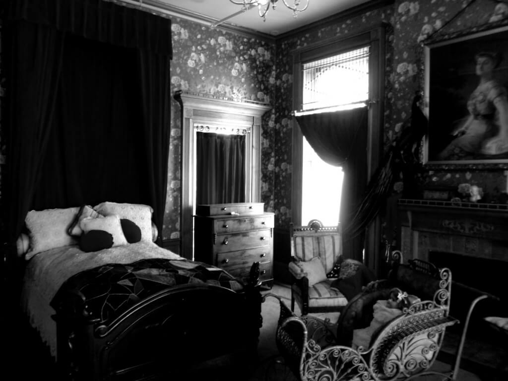 Woman's gothic bedroom