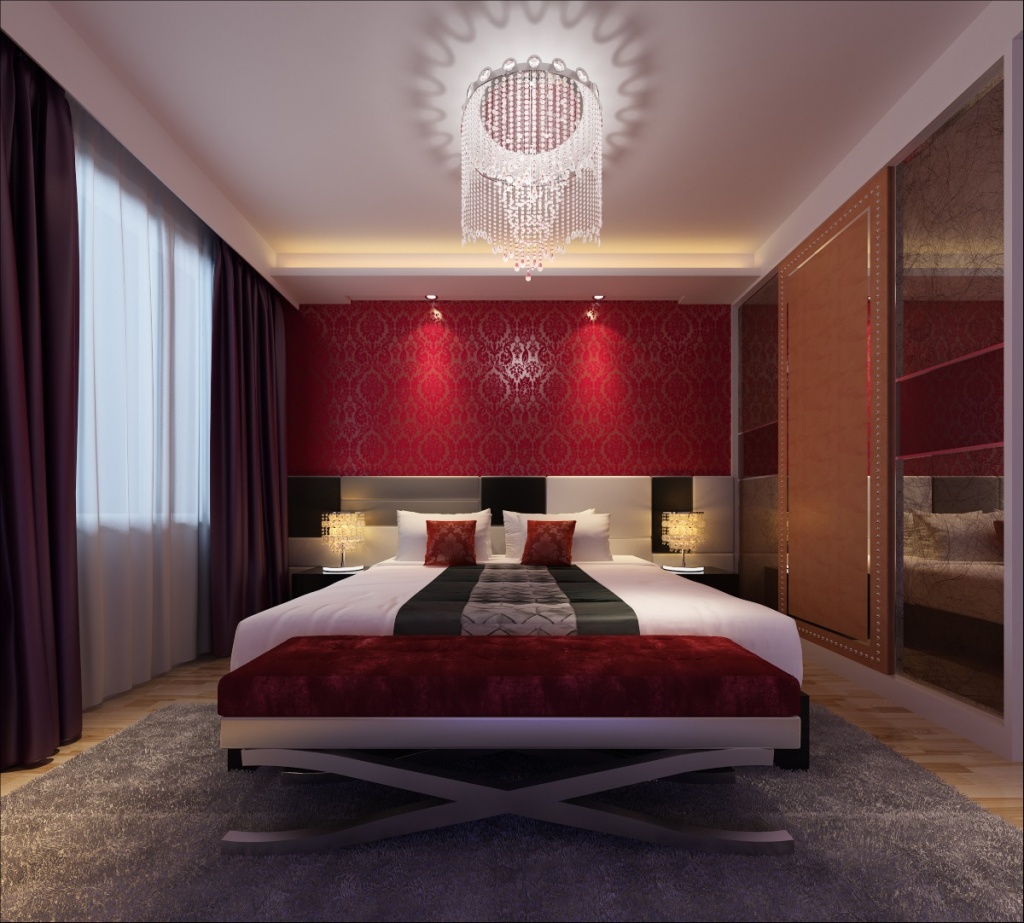 Elite Red bedroom