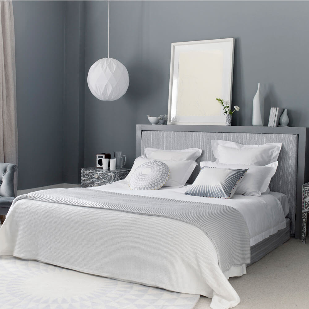Soft gray bedroom