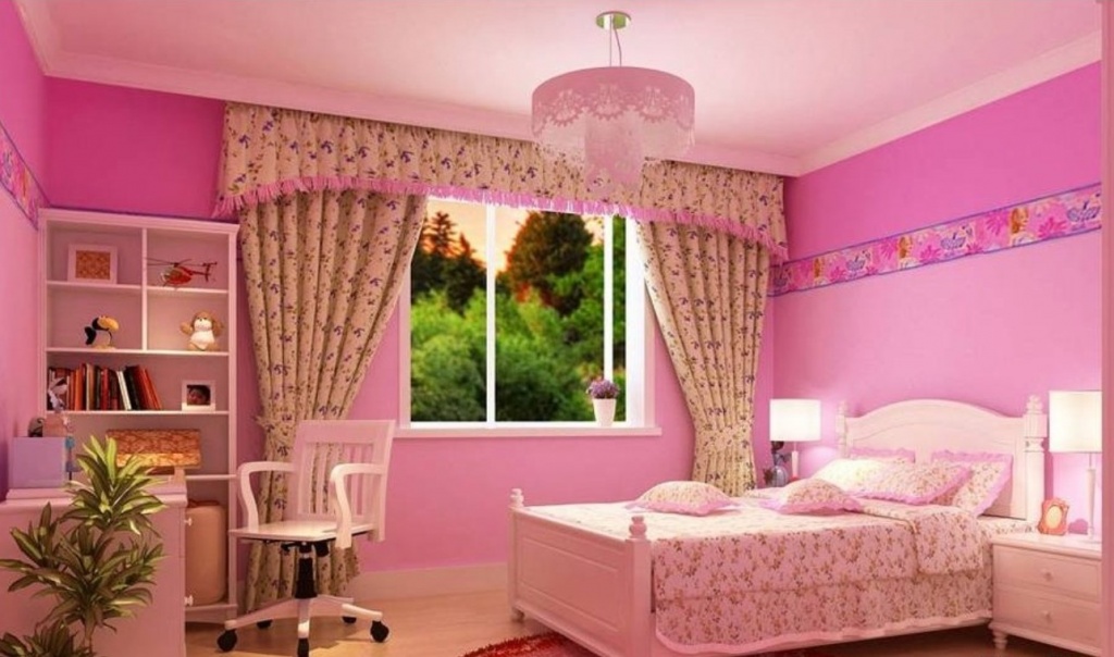 Nice pink bedroom