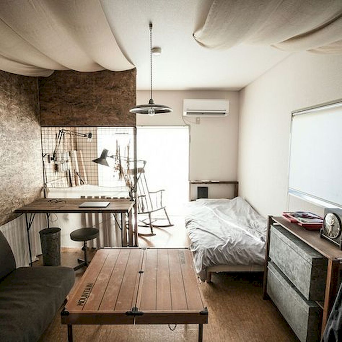 Simple college bedroom