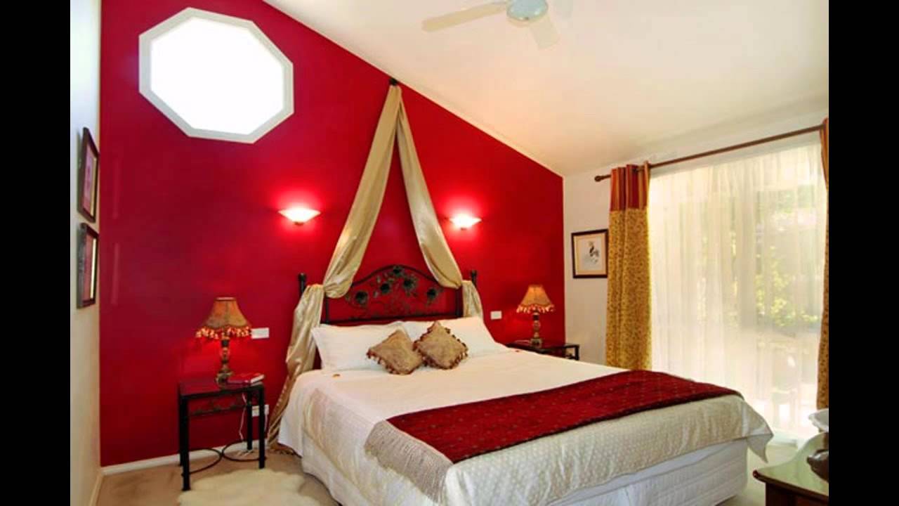 Seductive red bedroom