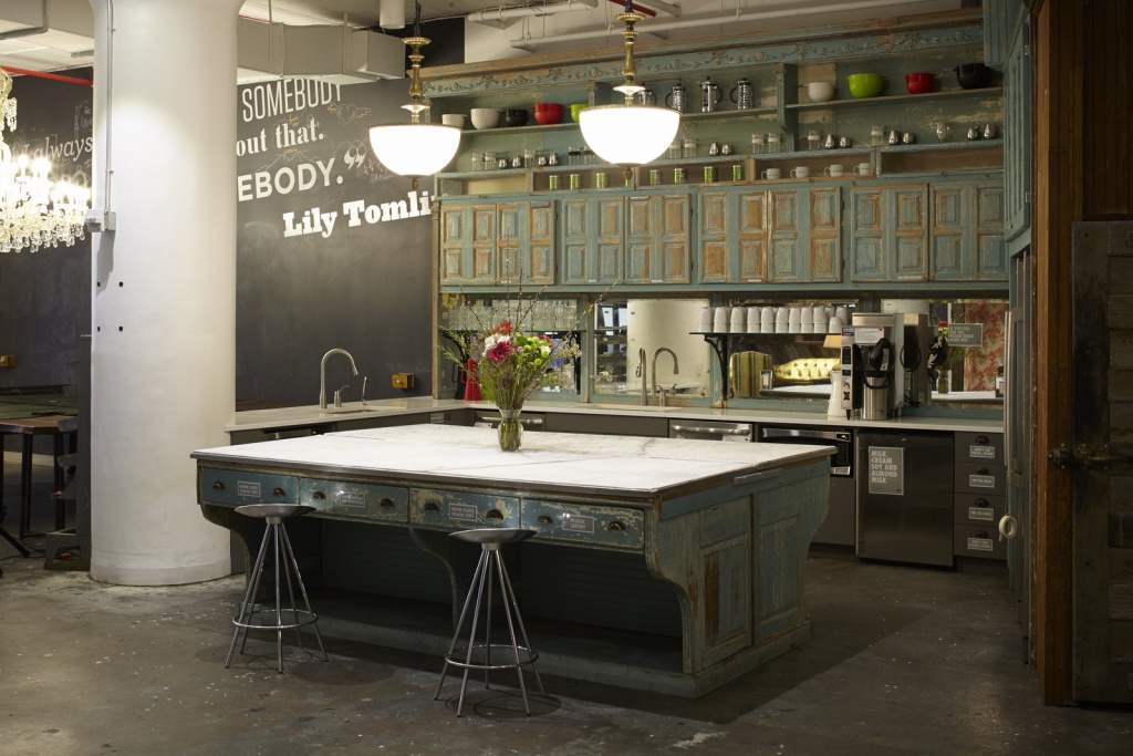 Recycled office kitchen