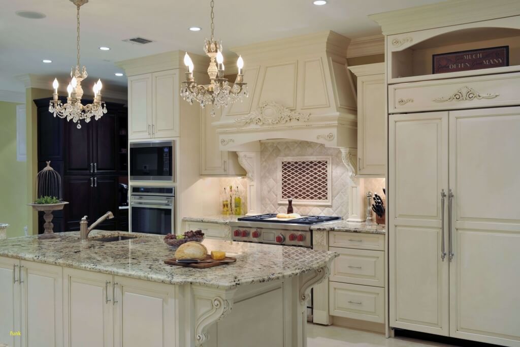 Luxurious country kitchen lighting 
