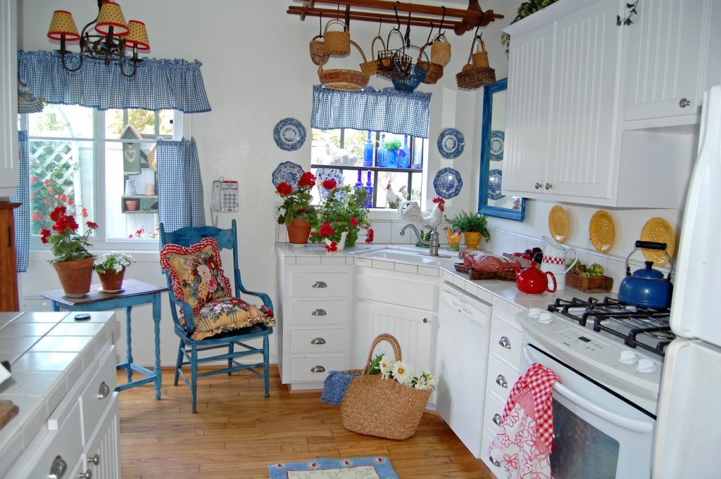 Nice blue kitchen