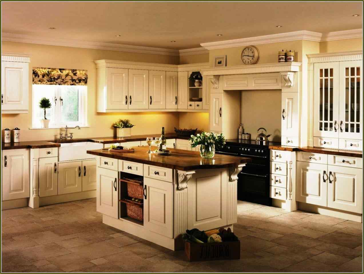 Wide, L-shaped kitchen