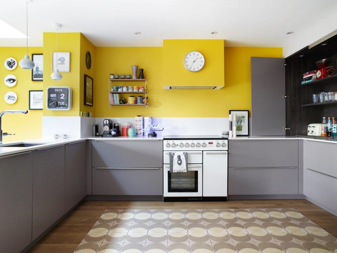 Sweet yellow kitchen