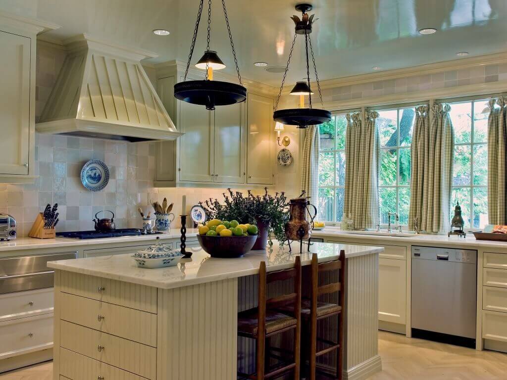 Exceptional French country kitchen lighting
