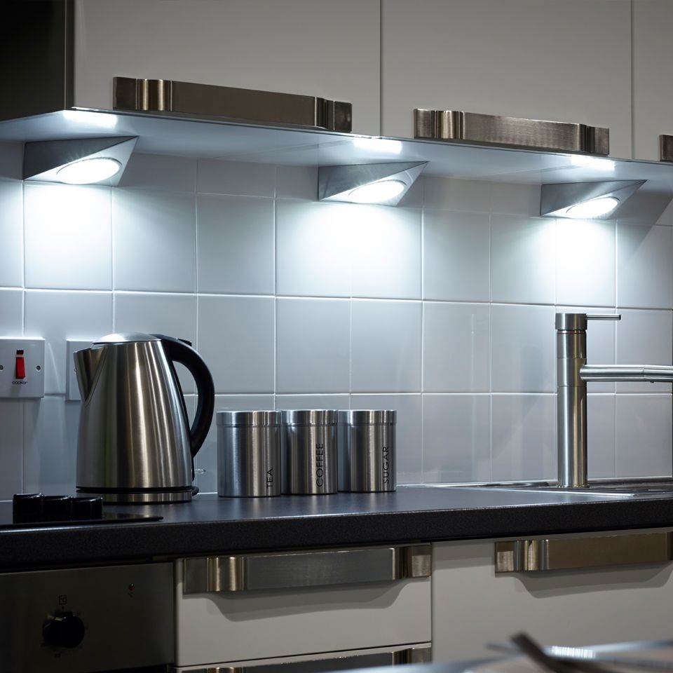 Unique kitchen under cabinet lighting