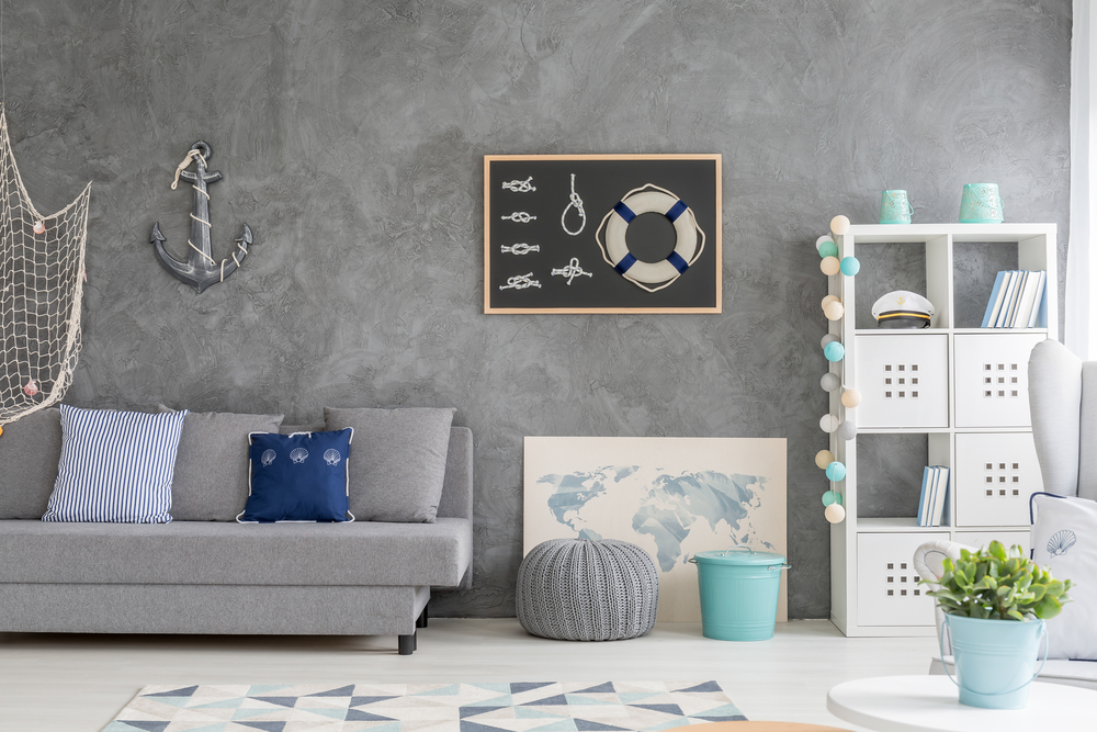 Nautical displays for living rooms