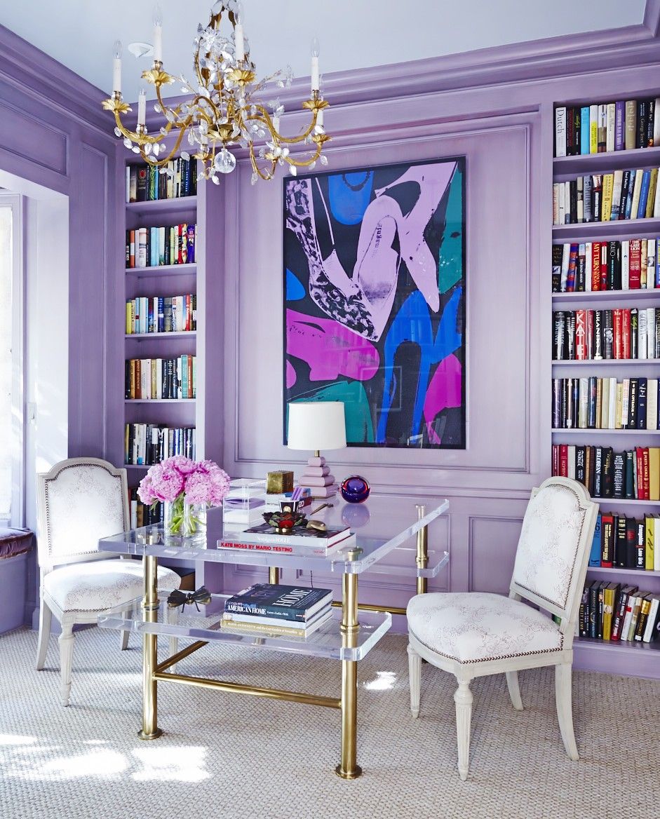 Color choice as a unique living room idea