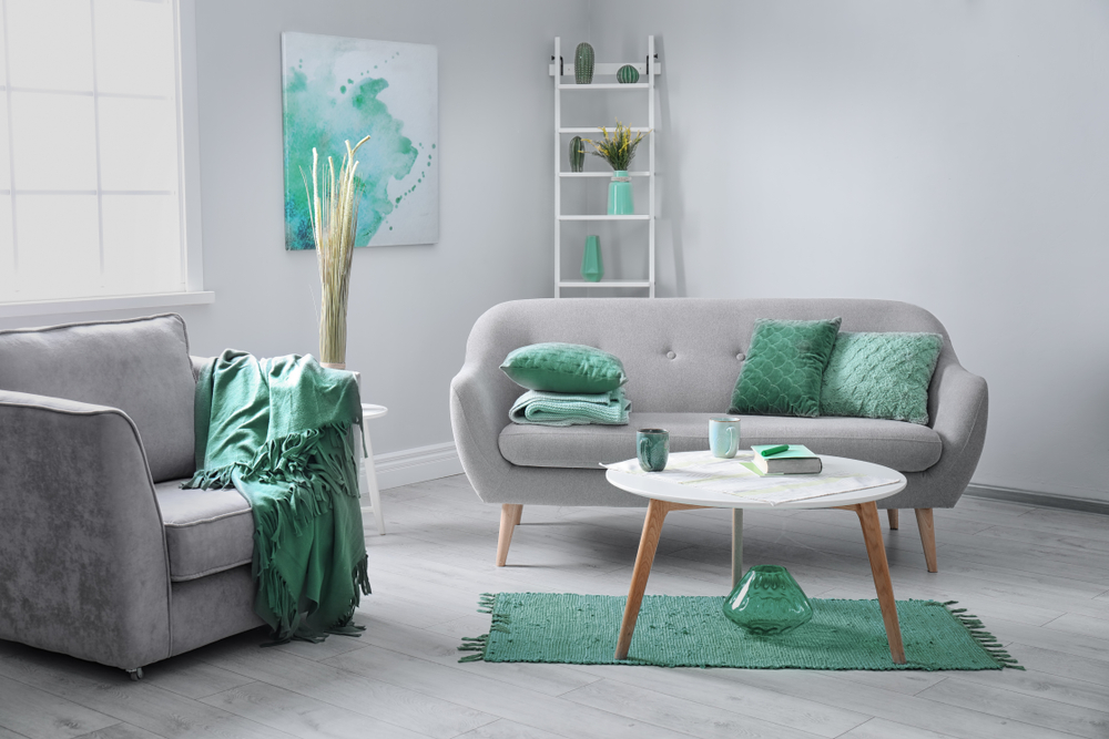 Mild, minimalist mini living room