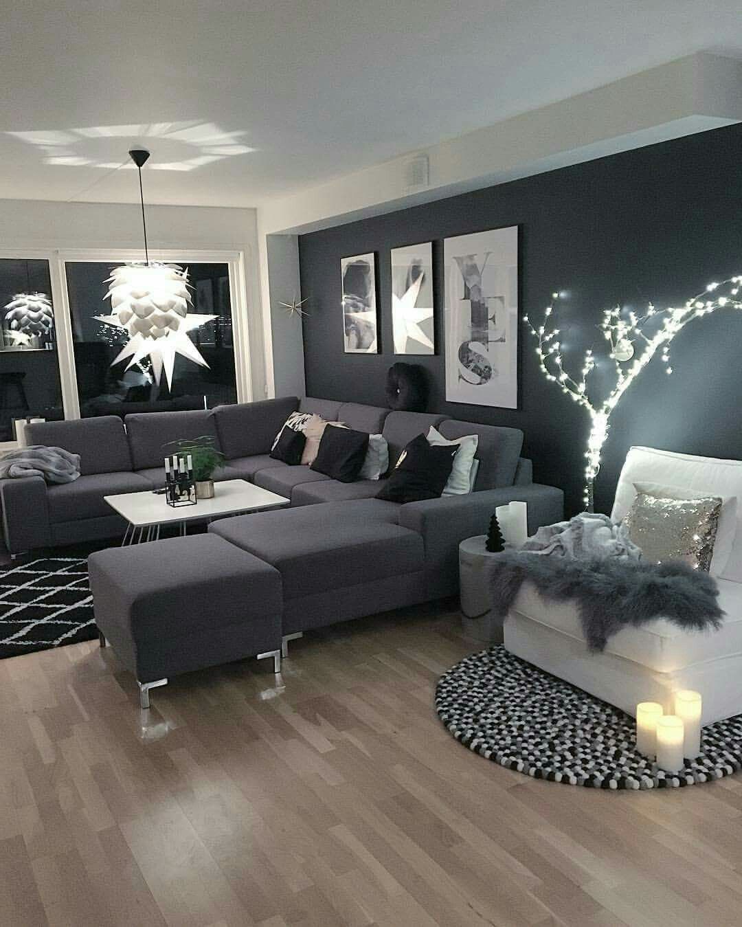 Quaint black and gray living room ideas