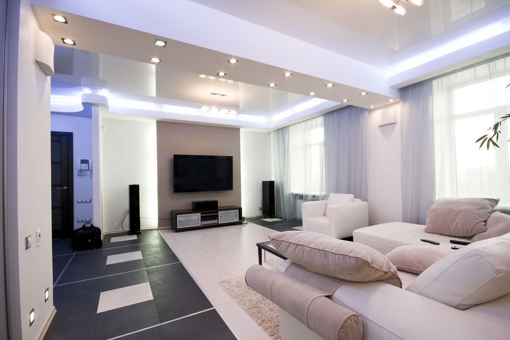 Simple minimalist living room