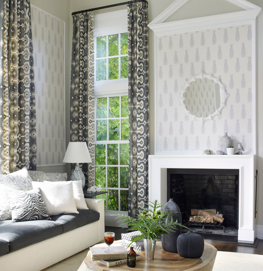 Classy elegant living room in neutral colors