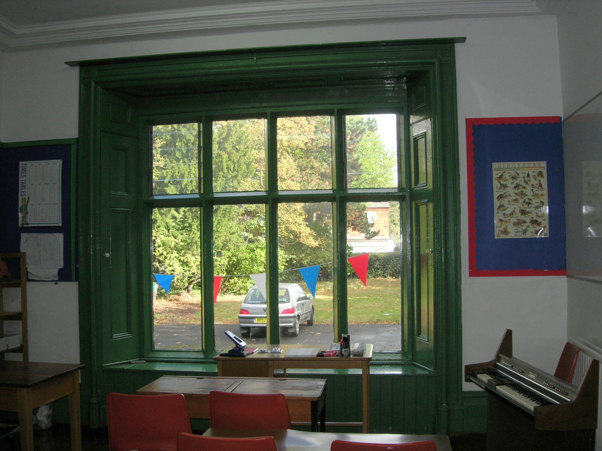 Living room with green window.  Source: acocksgreenfocusgroup.org.uk
