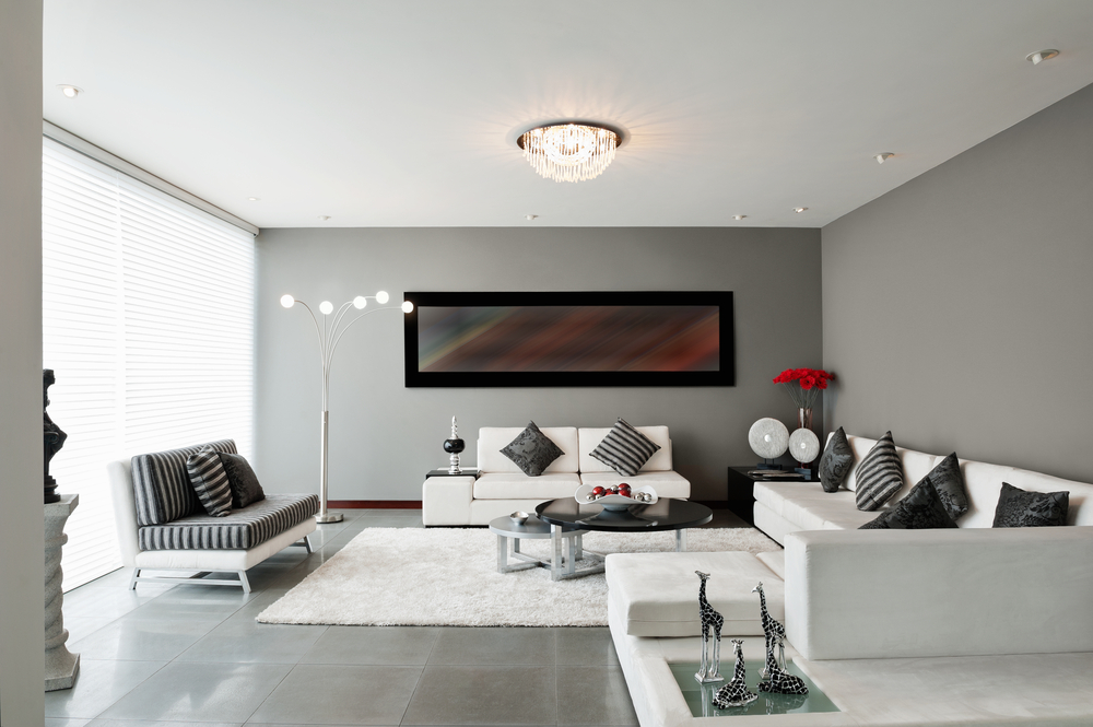 Traditional modern living room